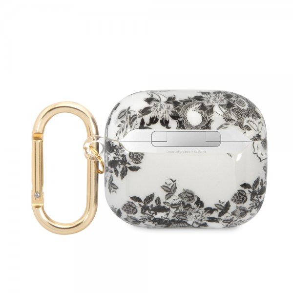 Guess AirPods 3 Etui Toile de Jouy Grå