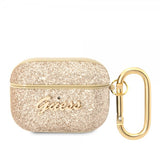 Guess AirPods Pro Cover Glitter Flakes Guld