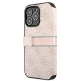 Guess iPhone 13 Pro Cover Printed Stripe Rosa