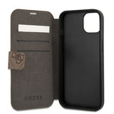 Guess iPhone 13 Cover Printed Stripe Brun