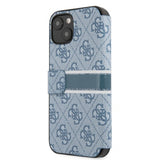 Guess iPhone 13 Mini Cover Printed Stripe Blå