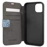 Guess iPhone 13 Mini Cover Printed Stripe Blå