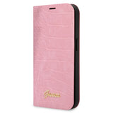 Guess iPhone 14 Cover Croco Rosa
