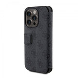 Guess iPhone 15 Pro Cover 4G Logo Grå