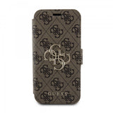 Guess iPhone 15 Pro Max Cover 4G Logo Brun