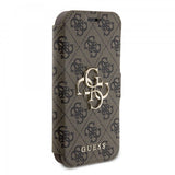 Guess iPhone 15 Pro Max Cover 4G Logo Brun