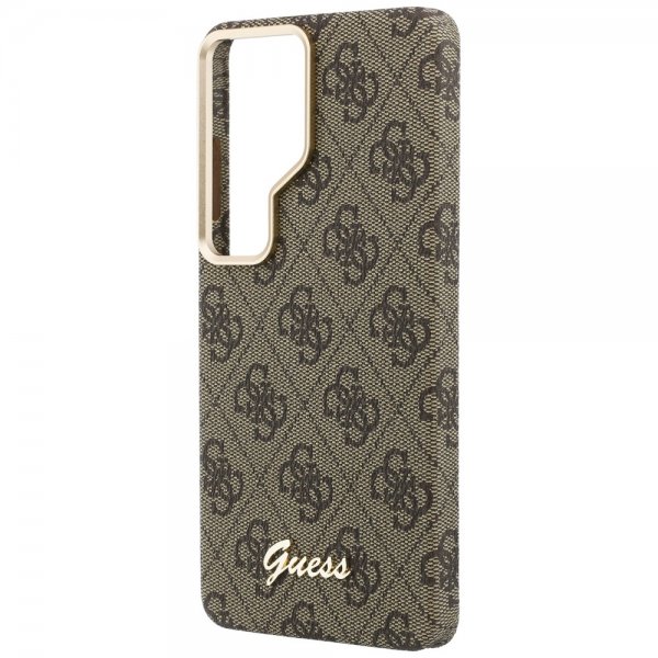 Guess Samsung Galaxy S26 Ultra Cover 4G Script MagSafe Brun