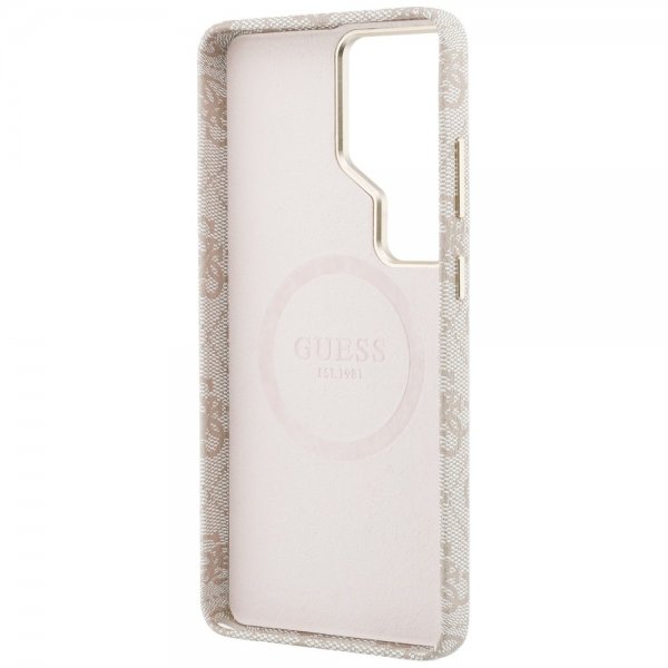 Guess Samsung Galaxy S26 Ultra Cover 4G Script MagSafe Rosa