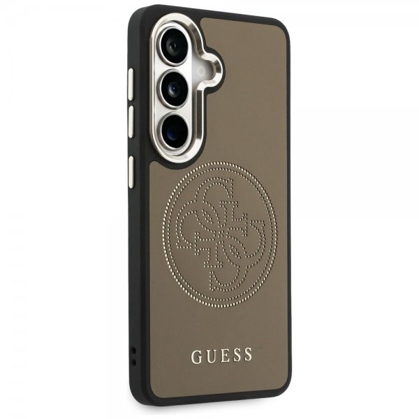 Guess Samsung Galaxy S26 Cover Perforated Logo MagSafe Brun