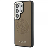 Guess Samsung Galaxy S26 Ultra Cover Perforated Logo MagSafe Brun