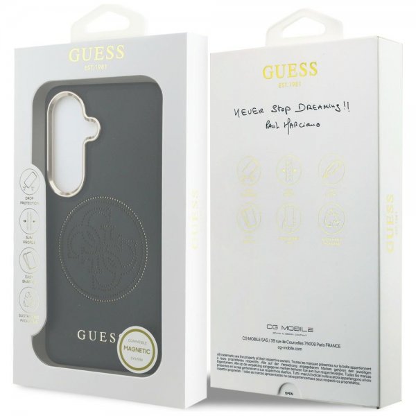 Guess Samsung Galaxy S26 Cover Perforated Logo MagSafe Sort