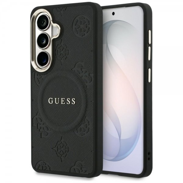 Guess Samsung Galaxy S26 Cover Saffiano Peony MagSafe Sort