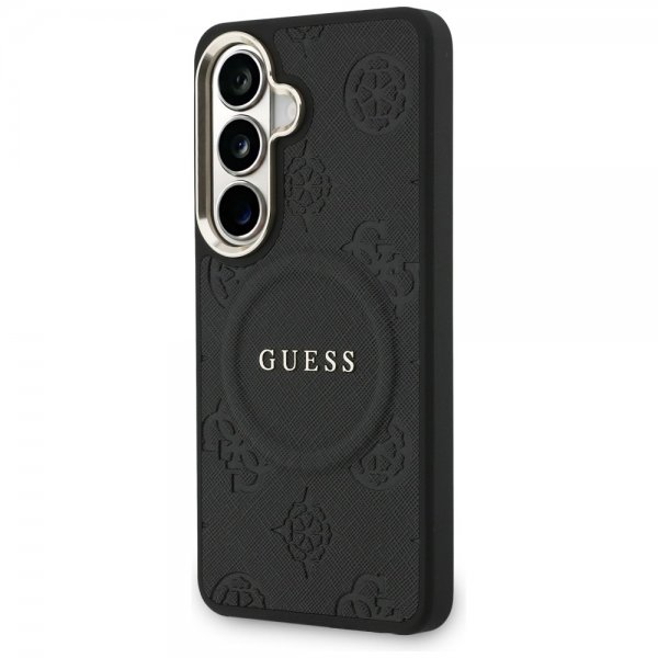 Guess Samsung Galaxy S26 Cover Saffiano Peony MagSafe Sort
