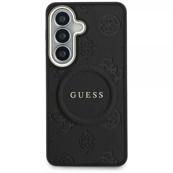 Guess Samsung Galaxy S26 Cover Saffiano Peony MagSafe Sort