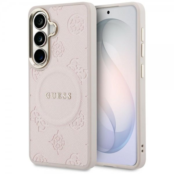 Gæt Samsung Galaxy S26 Cover Saffiano Peony MagSafe Rosa