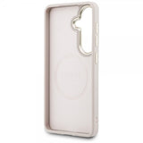 Guess Samsung Galaxy S26 Plus Cover Saffiano Peony MagSafe Lyserød