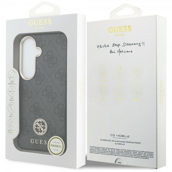 Guess Samsung Galaxy S26 Plus Cover 4G Round MagSafe Sort