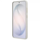 Guess Samsung Galaxy S26 Cover Rhinestone Logo MagSafe Beige