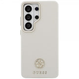 Guess Samsung Galaxy S26 Ultra Cover Rhinestone Logo MagSafe Beige