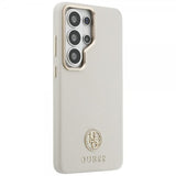 Guess Samsung Galaxy S26 Ultra Cover Rhinestone Logo MagSafe Beige