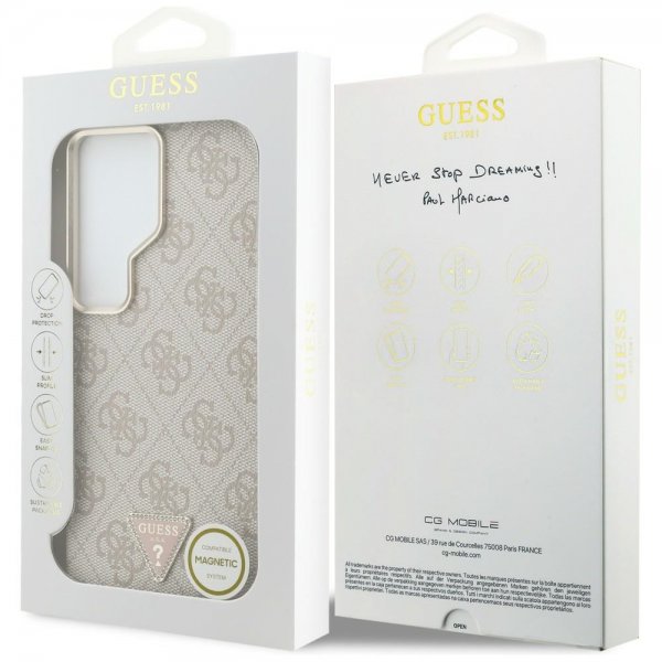 Guess Samsung Galaxy S26 Ultra Cover 4G Triangle MagSafe Rosa