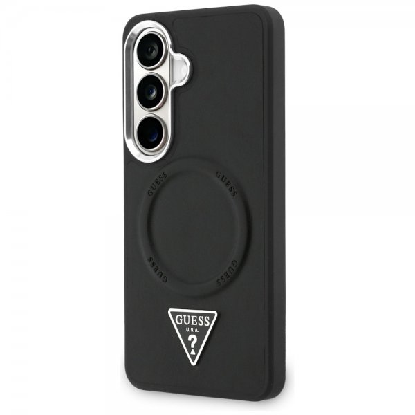 Guess Samsung Galaxy S26 Cover Triangle Logo Embossed MagSafe Sort