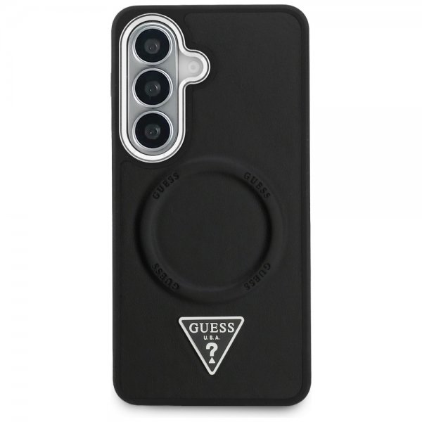 Guess Samsung Galaxy S26 Cover Triangle Logo Embossed MagSafe Sort