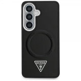 Guess Samsung Galaxy S26 Cover Triangle Logo Embossed MagSafe Sort