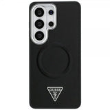 Guess Samsung Galaxy S26 Ultra Cover Triangle Logo Embossed MagSafe Sort