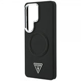 Guess Samsung Galaxy S26 Ultra Cover Triangle Logo Embossed MagSafe Sort
