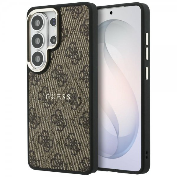 Gæt Samsung Galaxy S26 Ultra Cover 4G Præget MagSafe Brun