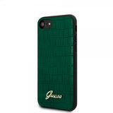 Guess iPhone 7/8/SE Cover Croco Grøn