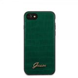 Guess iPhone 7/8/SE Cover Croco Grøn