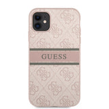 Guess iPhone 11 Cover Printed Stripe Rosa