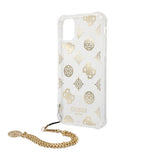 Guess iPhone 11 Cover Chain Peony Guld