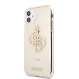 Guess iPhone 11 Cover Fuld Glitter Guld