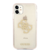 Guess iPhone 11 Cover Fuld Glitter Guld