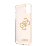 Guess iPhone 11 Cover Fuld Glitter Guld