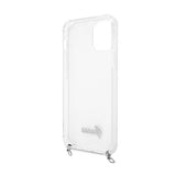 Guess iPhone 12 Pro Max Cover Chain & Script Silver Klar