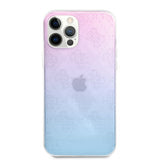 Guess iPhone 12 Pro Max Cover 3D Raised Blå