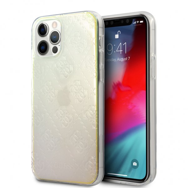 Guess iPhone 12 Pro Max Cover 3D Raised Iridescent