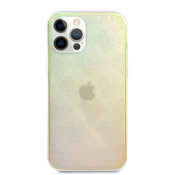 Guess iPhone 12/iPhone 12 Pro Cover 3D Hævet Iridescent