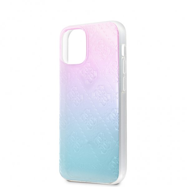 Guess iPhone 12 Mini Cover 3D Hævet Blå