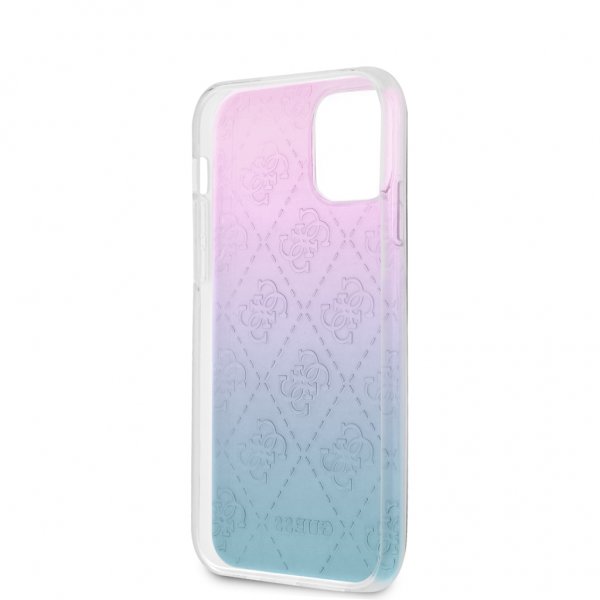 Guess iPhone 12 Mini Cover 3D Hævet Blå