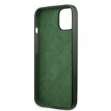 Guess iPhone 13 Skal Silicone Metal Logo 4G Grøn