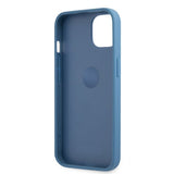 Guess iPhone 13 Mini Cover Ring Stand Blå