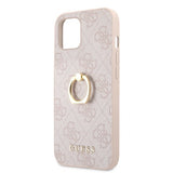 Guess iPhone 13 Mini Cover Ring Stand Rosa