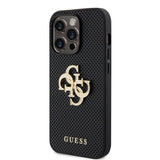 Guess iPhone 15 Pro Cover Perforated Glitter Sort