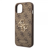 Guess iPhone 15 Plus Cover 4G Logo Brun
