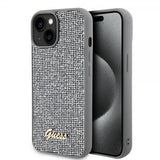 Guess iPhone 15 Cover Square Mirror Sølv